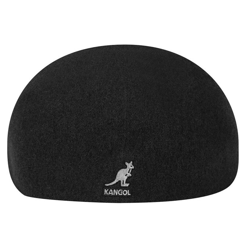 Kangol 507 Seamless Wool Hat, Flat Cap for Women and Men, Black, Large - Image 3